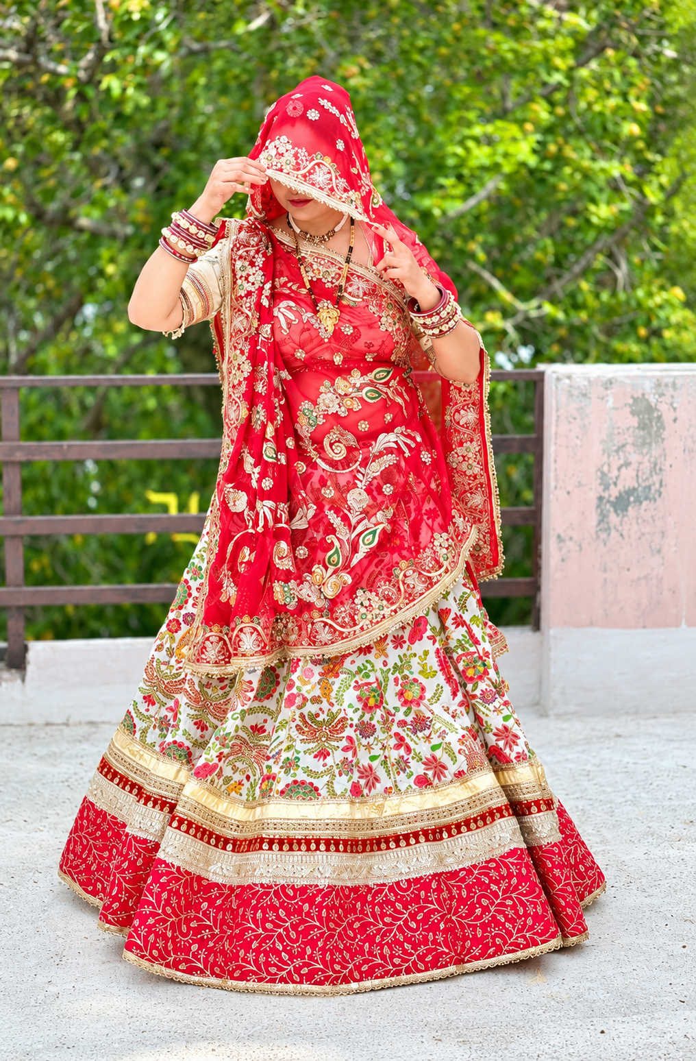 Chanderi Silk Handcrafted Saree