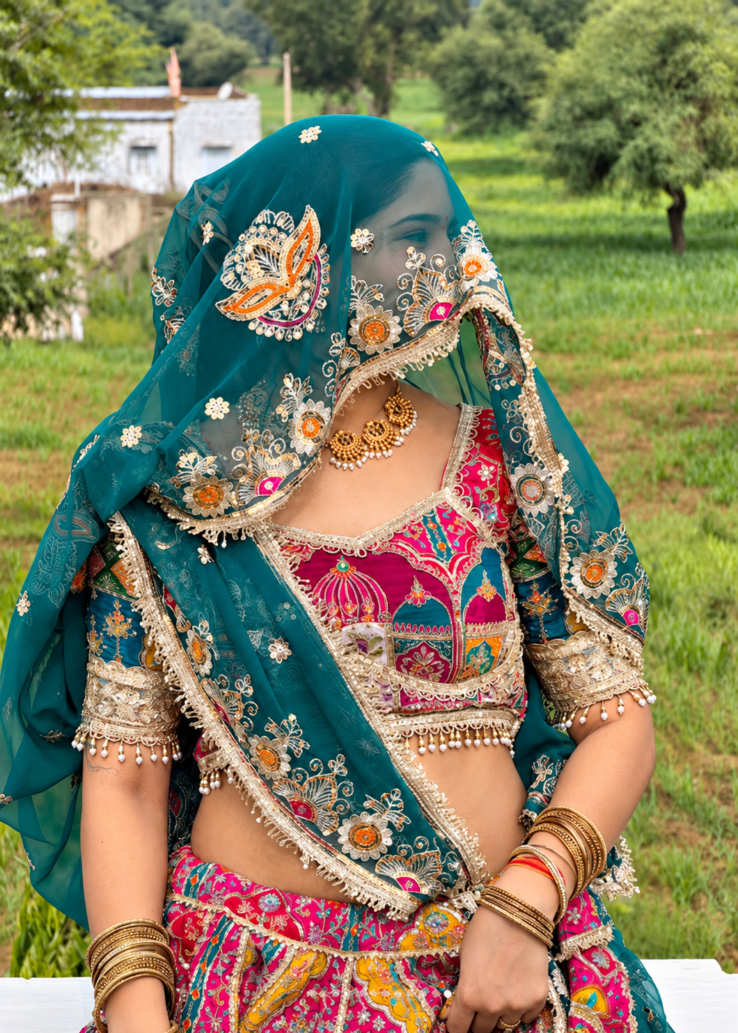 Georgette Sequence Saree